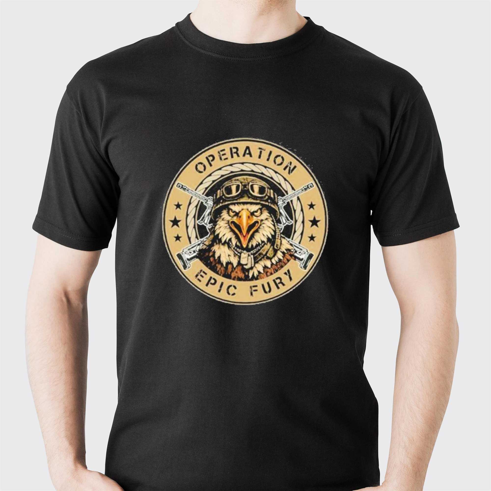 Operation Epic Fury Patriotic Eagle Soldier Shirt