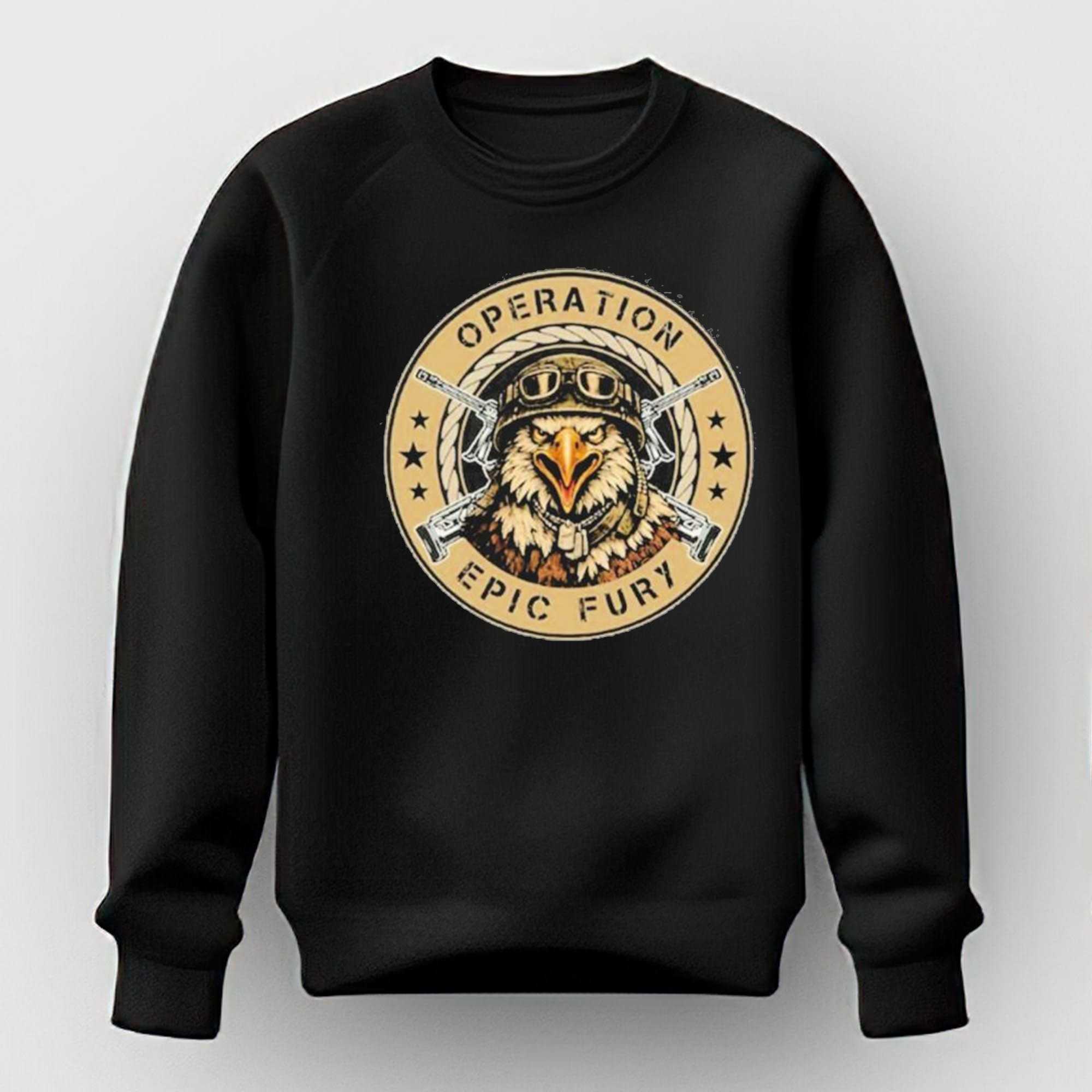Operation Epic Fury Patriotic Eagle Soldier Shirt