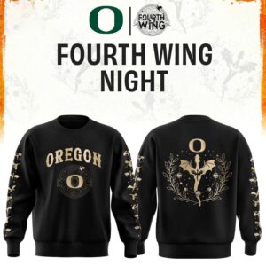 Oregon Ducks Fourth Night 2026 NCAA Football Black Hoodie Tee 2 1.jpg