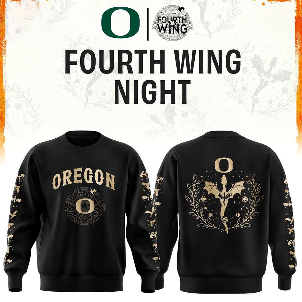 Oregon Ducks Fourth Night 2026 NCAA Football Black Hoodie Tee Oregon Ducks Fourth Night 2026 NCAA Football Black Hoodie Tee