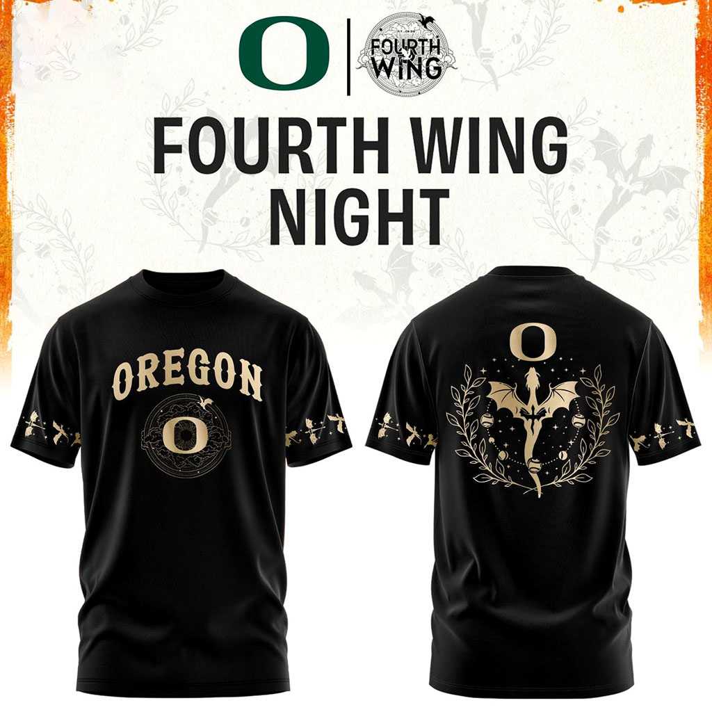 Oregon Ducks Fourth Night 2026 NCAA Football Black Hoodie Tee Oregon Ducks Fourth Night 2026 NCAA Football Black Hoodie Tee