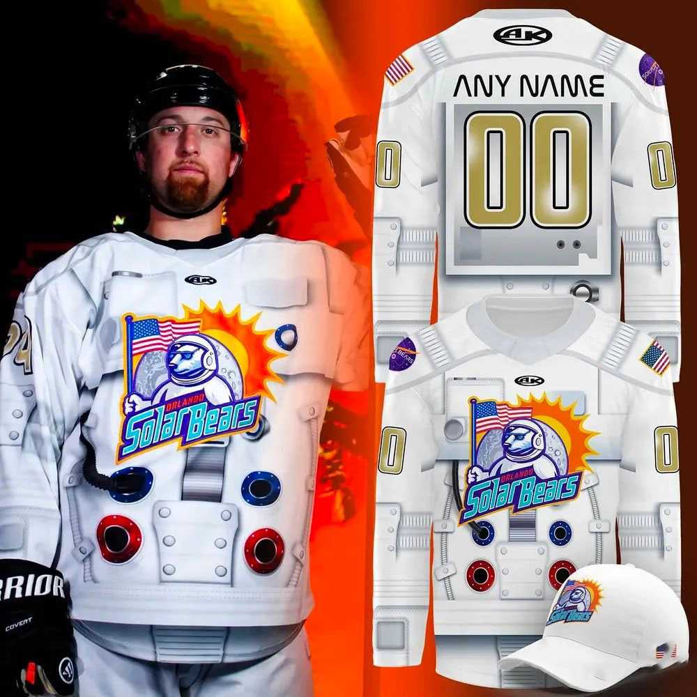 Orlando Solar Bears Space Night 2026 Hockey Jersey