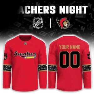 Ottawa Senators Teacher Appreciation 2026 Night Hockey Jersey