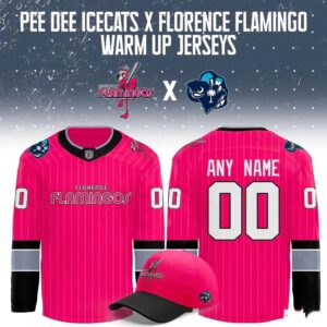 Pee Dee IceCats Florence Flamingos Warm Up 2026 Jersey