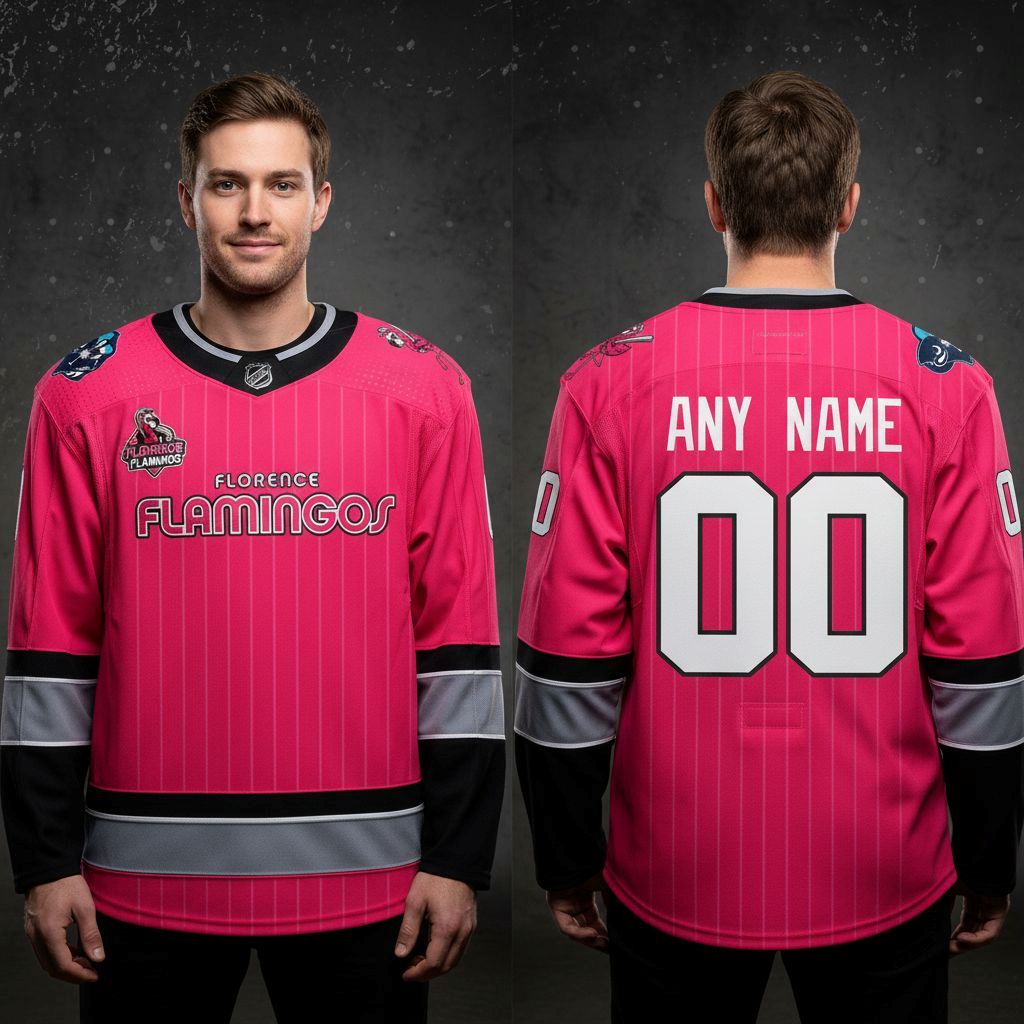 Pee Dee IceCats Florence Flamingos Warm Up 2026 Jersey