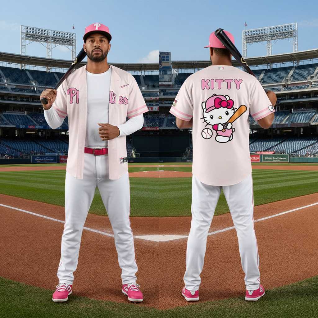 Philadelphia Phillies 2026 Limited Hello Kitty Baseball Jersey