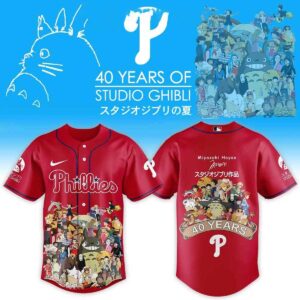 Philadelphia Phillies Studio Ghibli 40th Anniversary Jersey