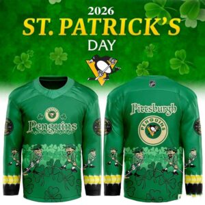 Pittsburgh Penguins St Patrick’s Day 2026 Limited Hockey Jersey