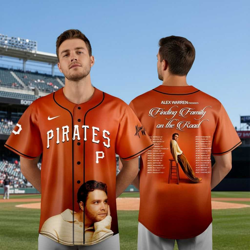 Pittsburgh Pirates Alex Warren Finding Family on the Road Tour 2026 Baseball Jersey