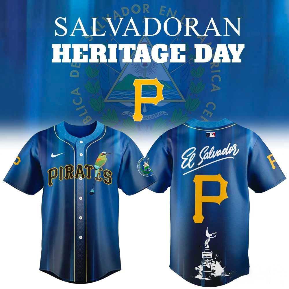 Pittsburgh Pirates Salvadoran Heritage Day 2026 Jersey