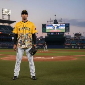 Pittsburgh Pirates Studio Ghibli 40th Anniversary Jersey 5