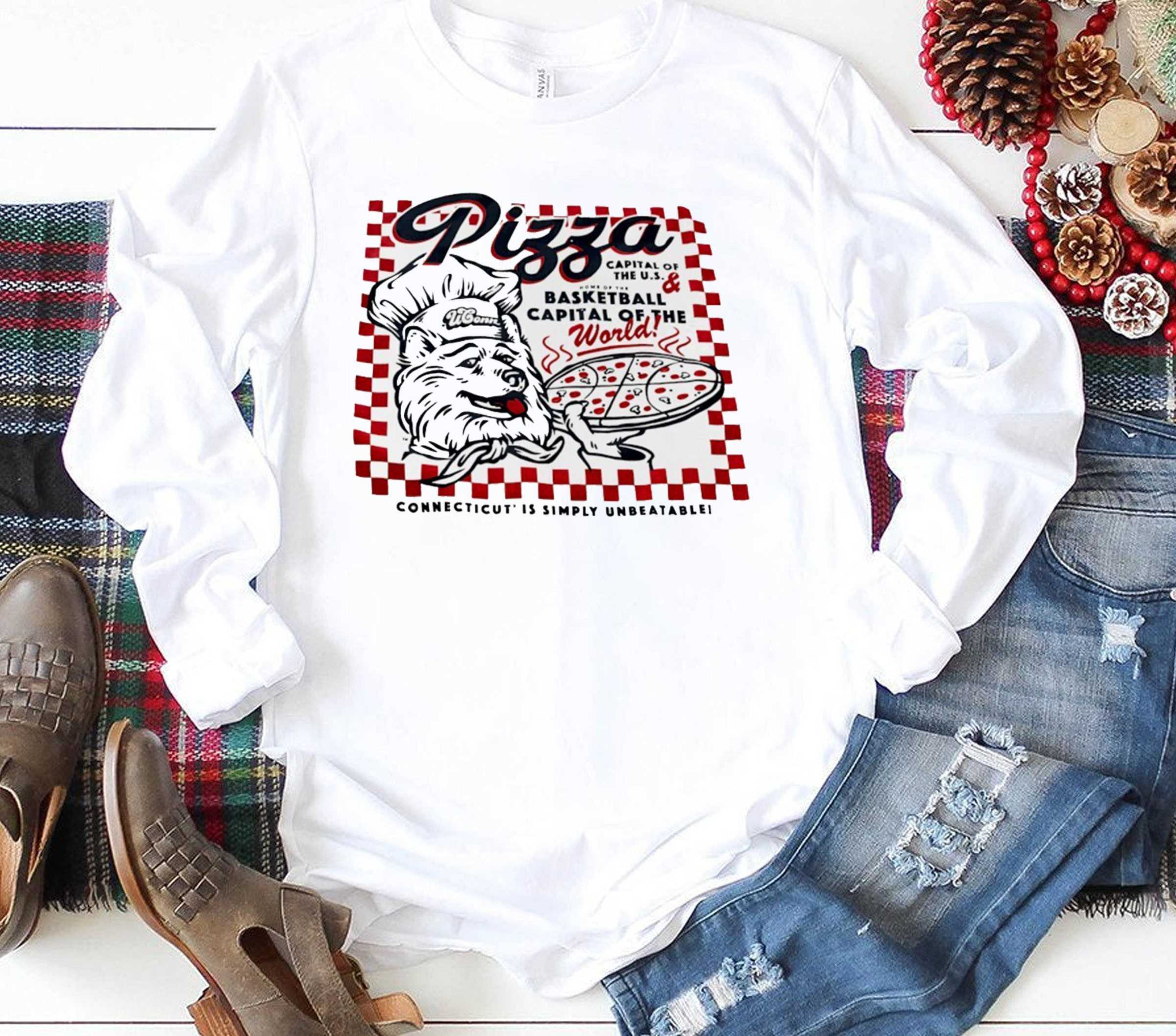 Pizza Capital Of The U.s. And Home Of The Basketball Capital Of The World Tee