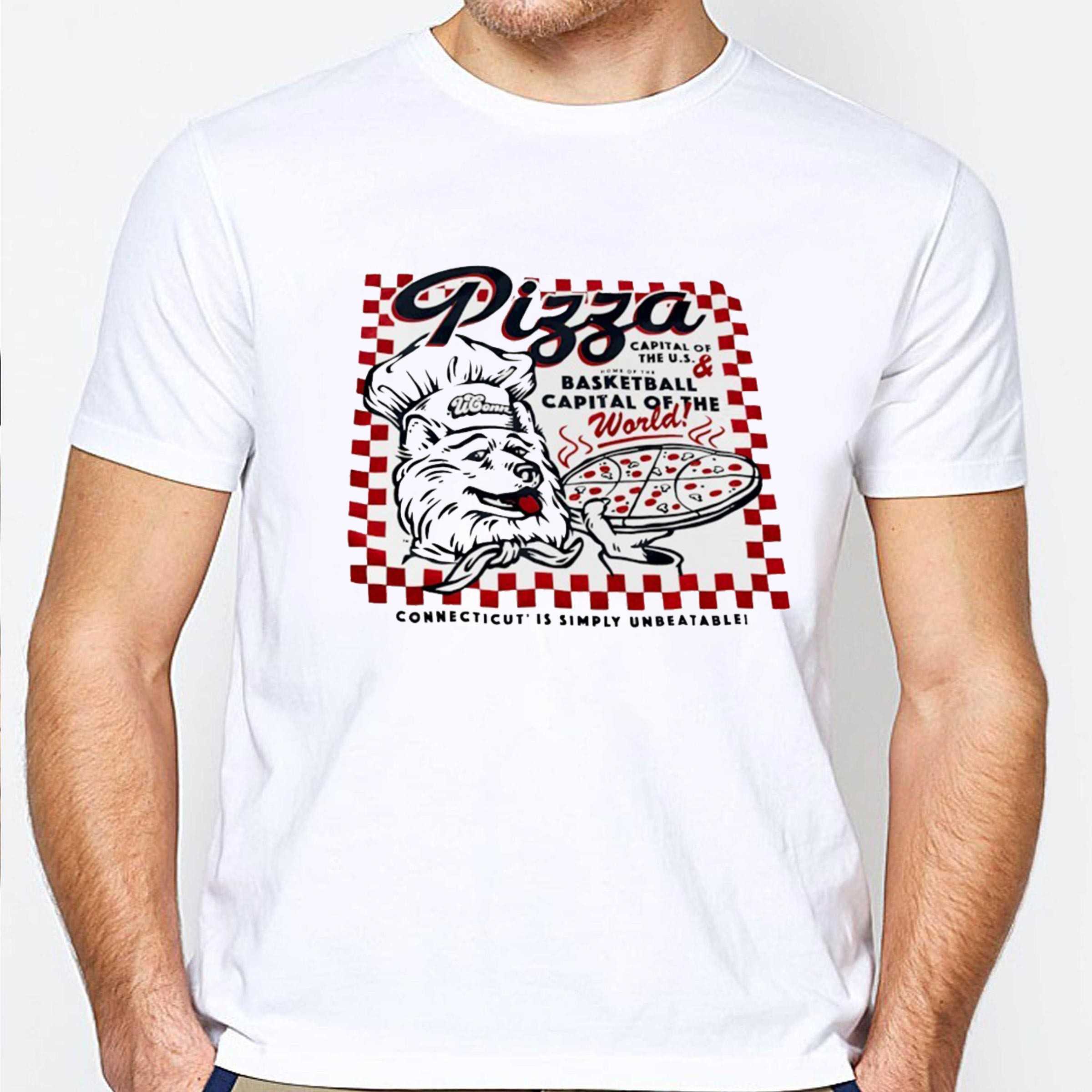Pizza Capital Of The U.s. And Home Of The Basketball Capital Of The World Tee