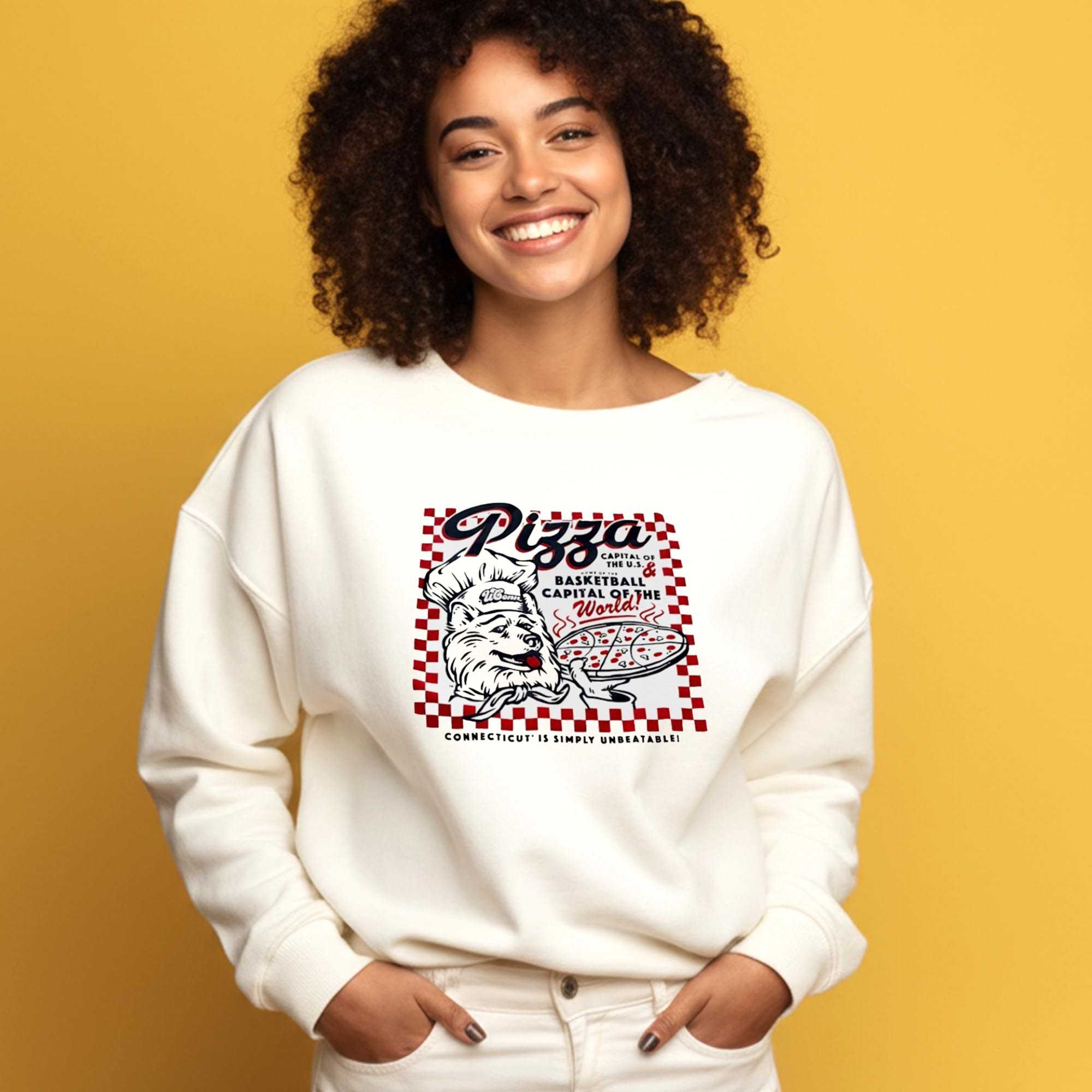 Pizza Capital Of The U.s. And Home Of The Basketball Capital Of The World Tee
