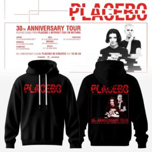 Placebo 30th Anniversary Tour 2026 Hoodie Tee