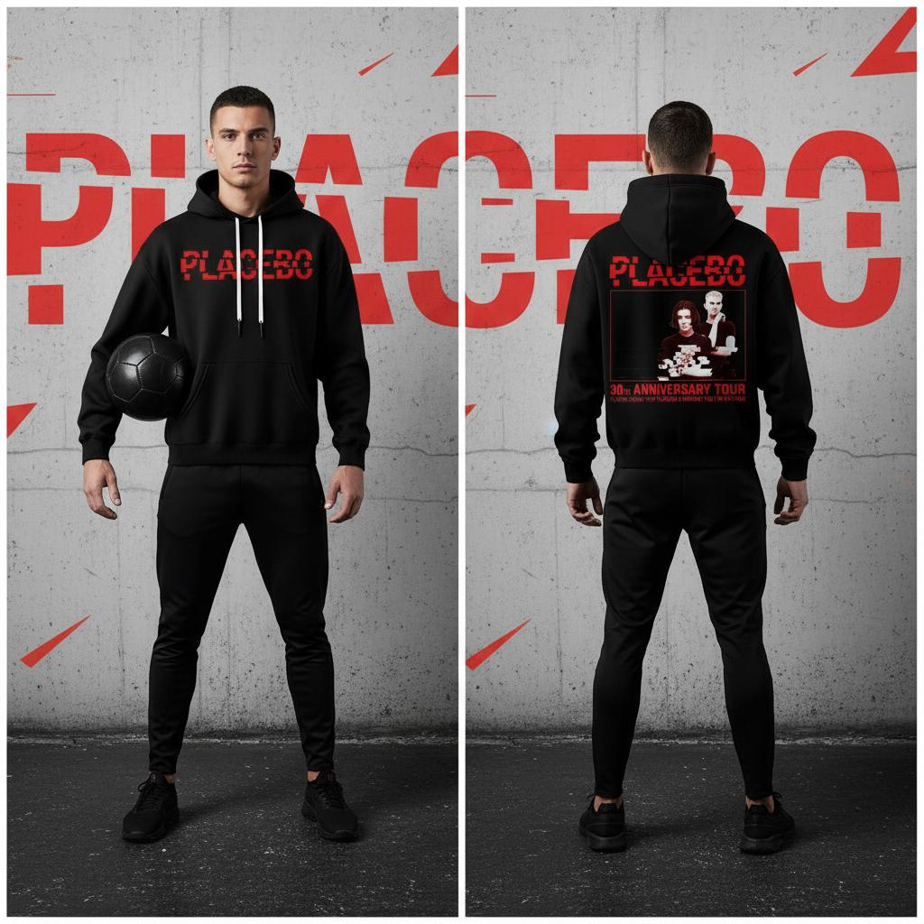 Placebo 30th Anniversary Tour 2026 Hoodie Tee Placebo 30th Anniversary Tour 2026 Hoodie Tee