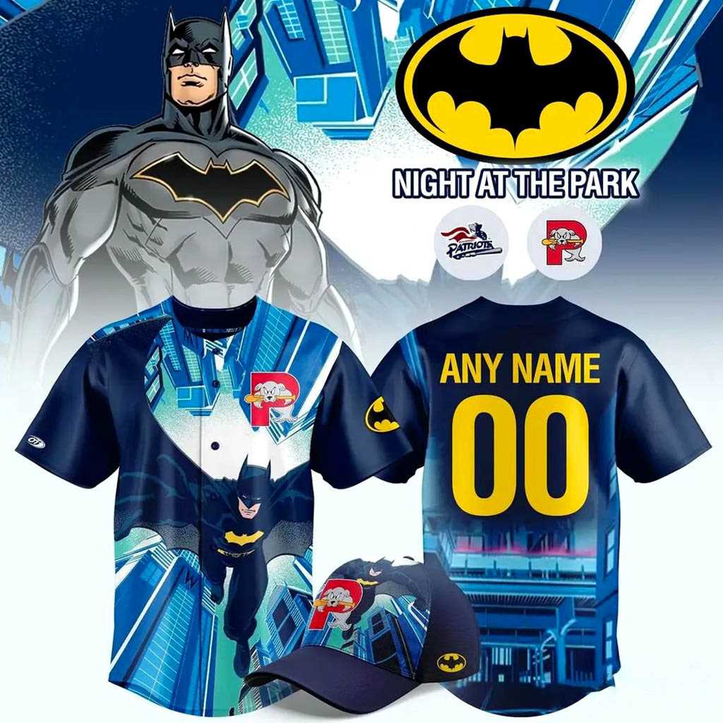 Portland Sea Dogs Batman Night 2026 Baseball Jersey Portland Sea Dogs Batman Night 2026 Baseball Jersey