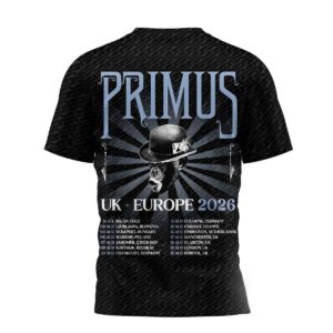 Primus UK Europe 2026 Tour Shirt Hoodie