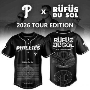 RUFUS DU SOL Philadelphia Phillies 2026 Tour Baseball Jersey