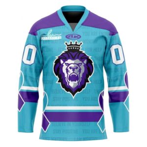 Reading Royals Mental Health Recovery Night 2026 Custom Hockey Jersey