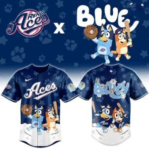 Reno Aces Bluey Night Limited Baseball Jersey