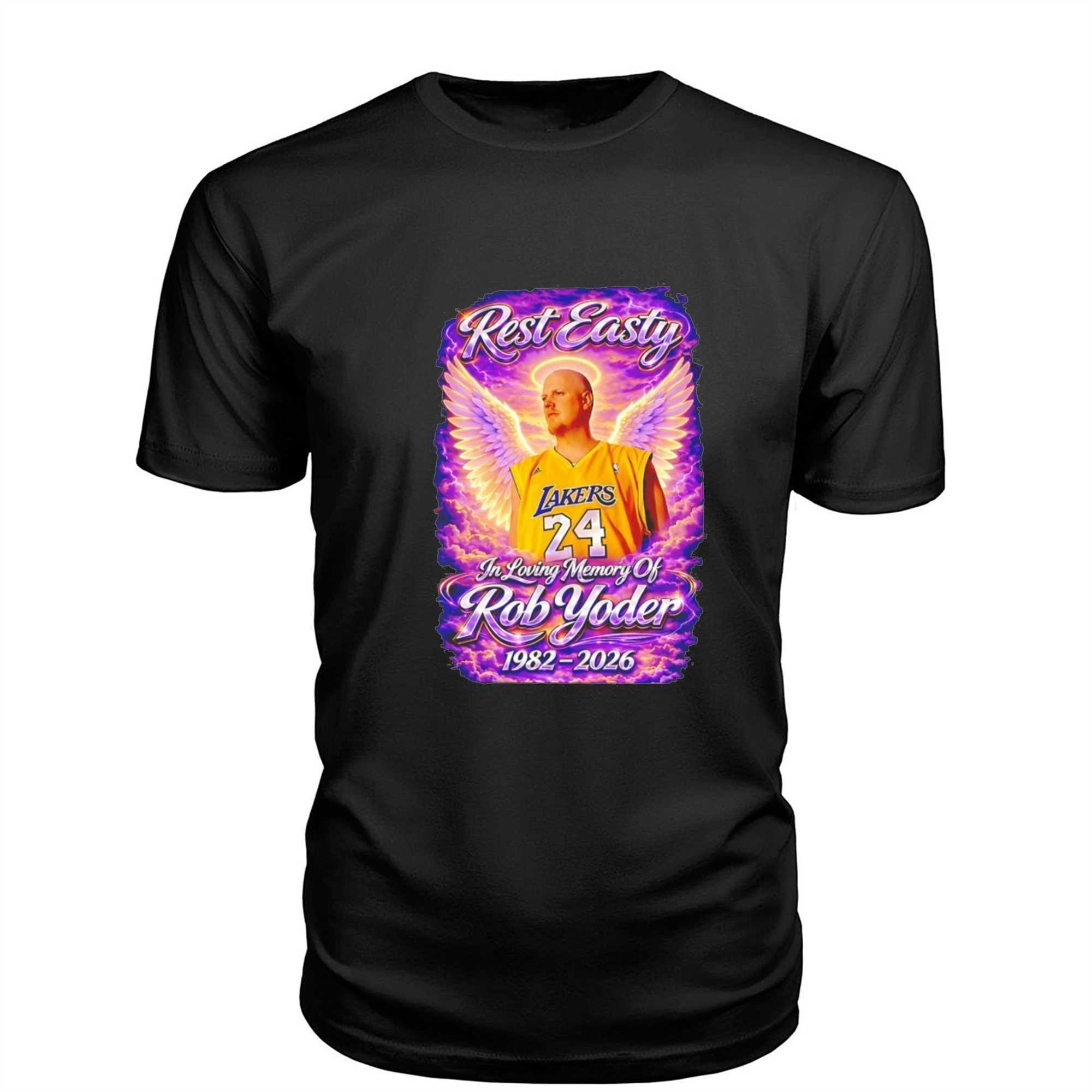 Rest Easty In Loving Memory Of Rob Yoder 1982 2026 Tee Rest Easty In Loving Memory Of Rob Yoder 1982 2026 Tee