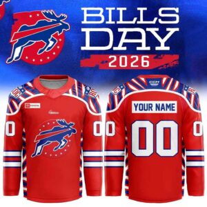 Rochester Americans Bills Day 2026 Custom Hockey Jersey