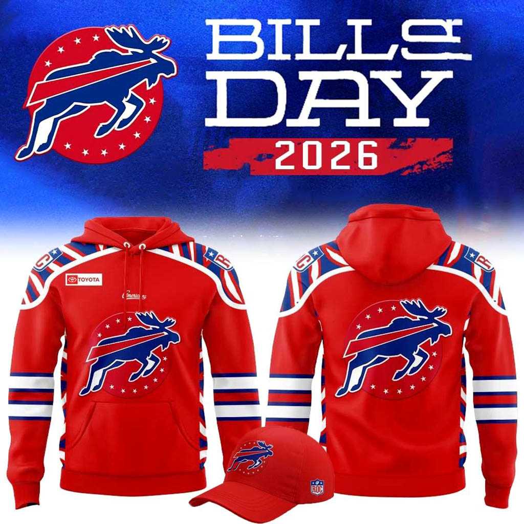 Rochester Americans Bills Day 2026 Custom Hoodie Red Fan Apparel Rochester Americans Bills Day 2026 Custom Hoodie Red Fan Apparel