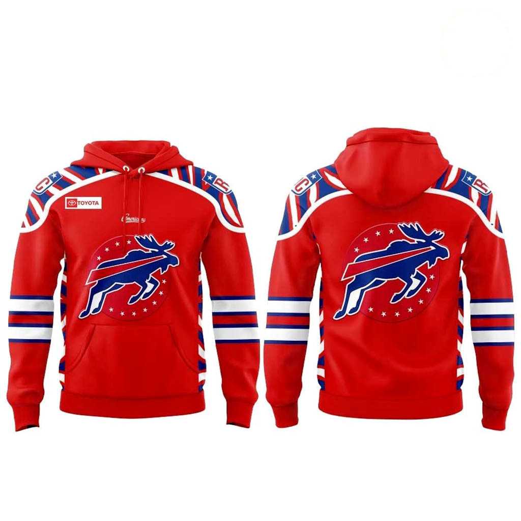 Rochester Americans Bills Day 2026 Custom Hoodie Red Fan Apparel Rochester Americans Bills Day 2026 Custom Hoodie Red Fan Apparel