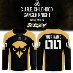 Rochester Knighthawks CURE Childhood Cancer Knight 2026 Jersey