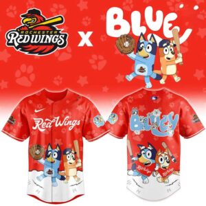 Rochester Red Wings Bluey Night Limited Baseball Jersey