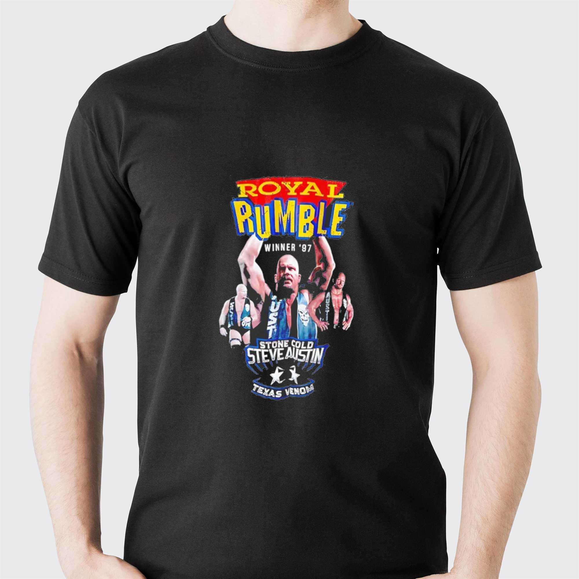 Royal Rumble Winner 97 Stone Cold Steve Austin Texas Venom Tee