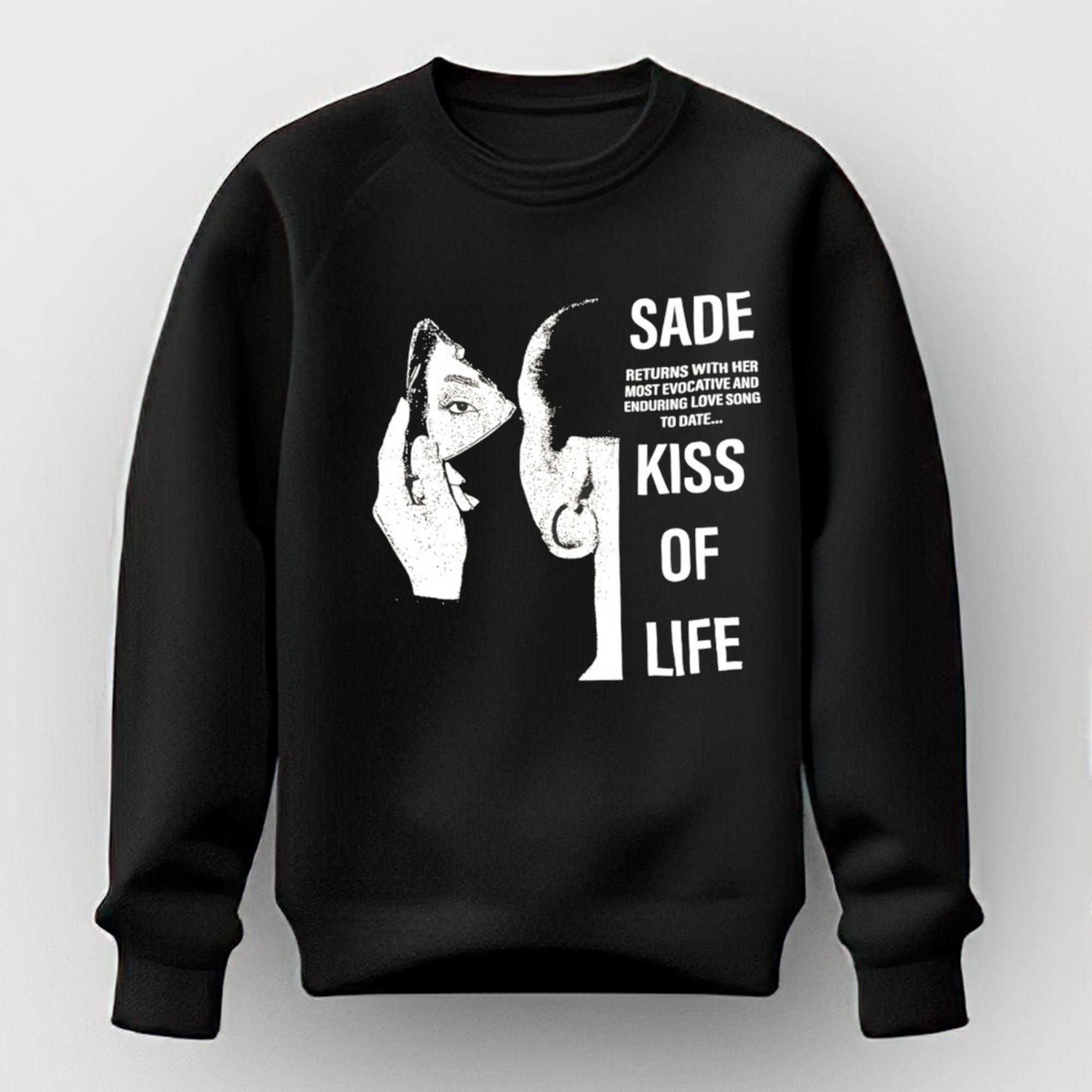 Sade Returns With Her Most Evocative And Enduring Love Song To Date Kiss Of Life T-Shirt