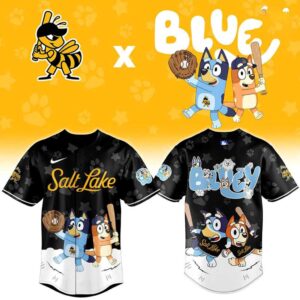 Salt Lake Bees Bluey Night Limited Baseball Jersey