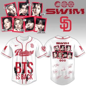 San Diego Padres Celebrate BTS Is Back Swim Jersey