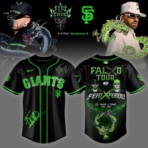 San Francisco Giants FEID vs FERXXO Falxo Tour 2026 Baseball Jersey