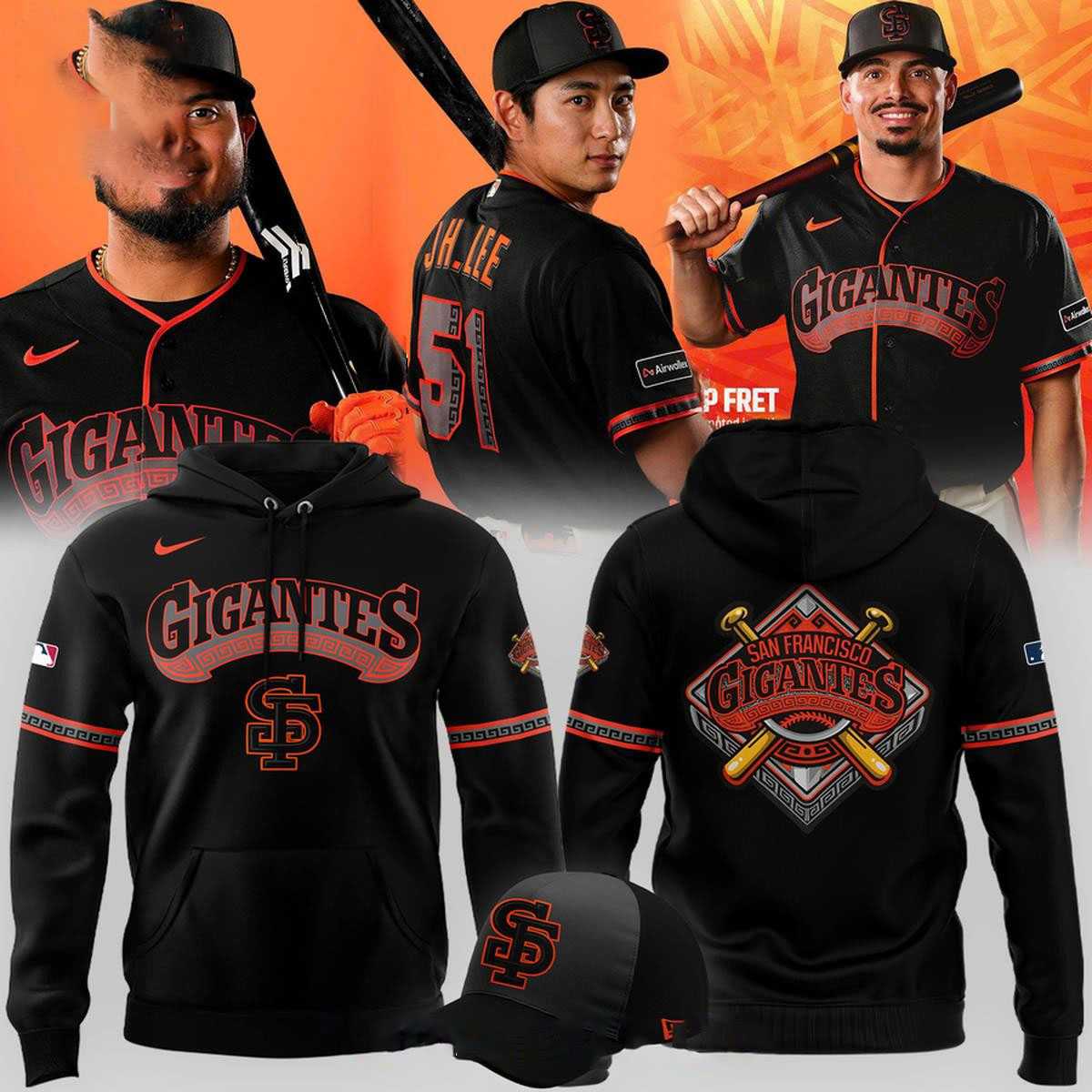 San Francisco Giants Gigantes Night 2026 Latin Culture Honor Hoodie San Francisco Giants Gigantes Night 2026 Latin Culture Honor Hoodie