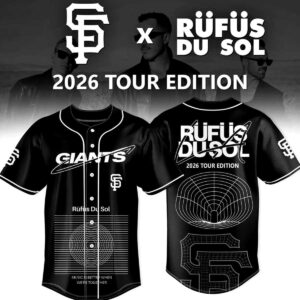 San Francisco Giants RUFUS DU SOL Tour 2026 Baseball Jersey