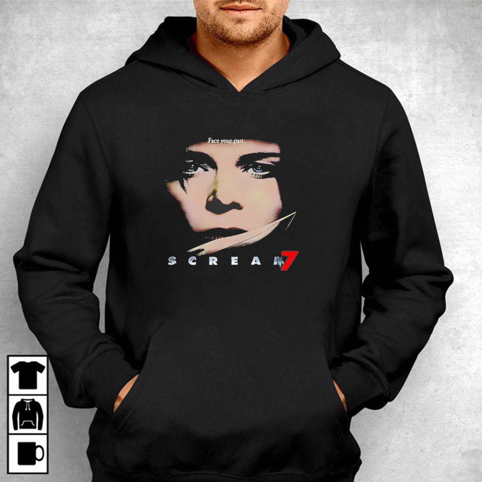 Scream 7 Face Your Past 2026 Tee