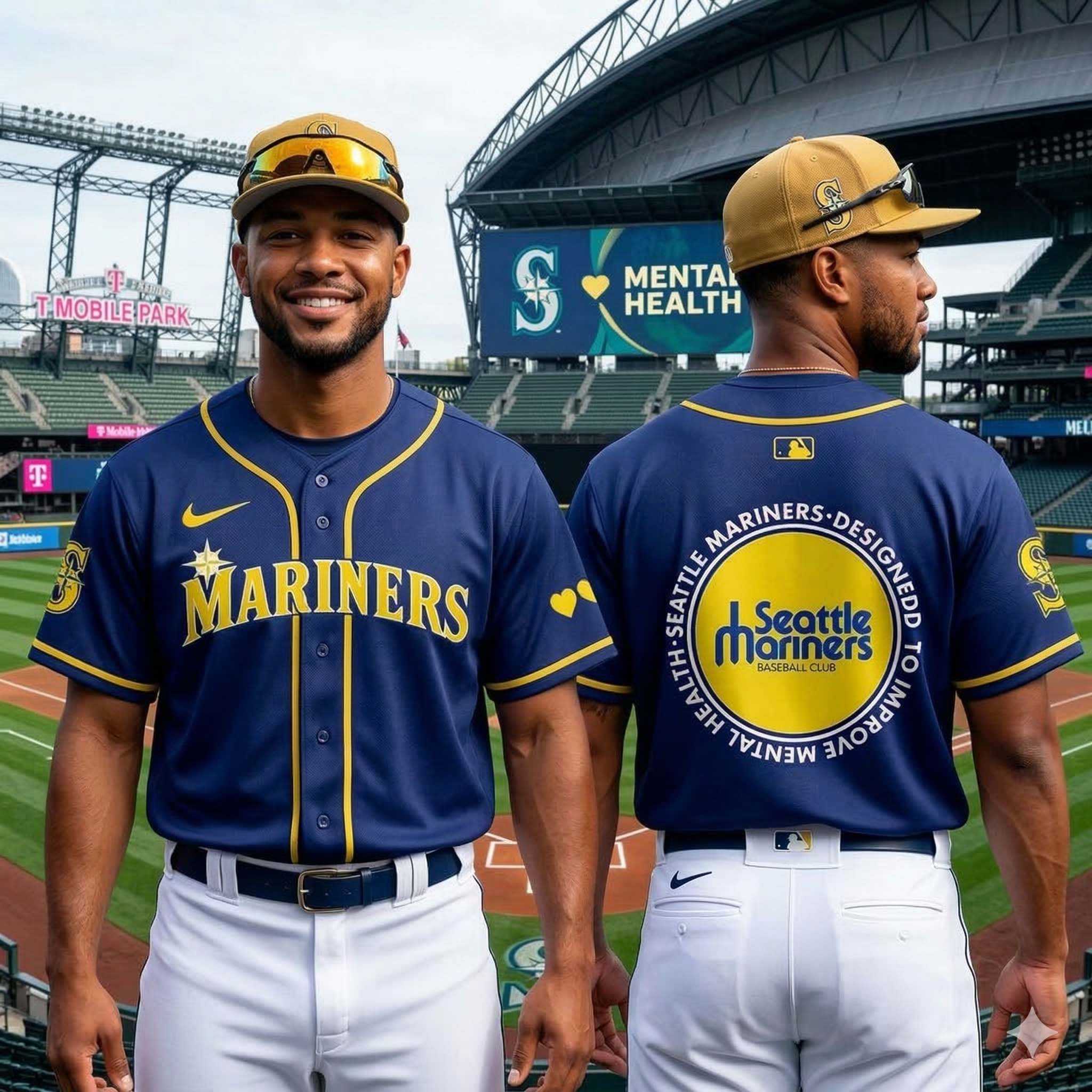 Seattle Kraken Designed To Improve Mental Health Edition Baseball Jersey Seattle Kraken Designed To Improve Mental Health Edition Baseball Jersey