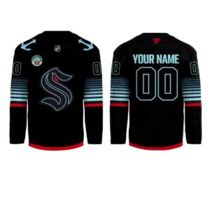 Seattle Kraken New Third Custom Name Jersey