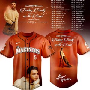 Seattle Mariners Alex Warren Finding Family on the Road Tour 2026 Baseball Jersey
