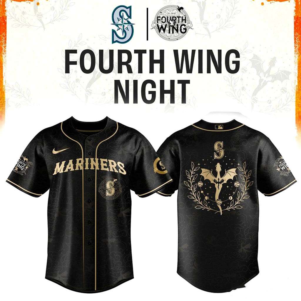 Seattle Mariners Fourth Wing Night 2026 Black Jersey