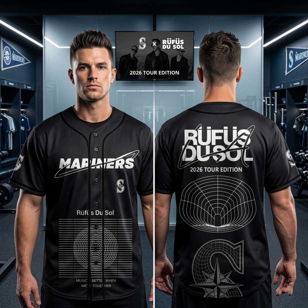 Seattle Mariners RUFUS DU SOL 2026 Tour Limited Jersey Seattle Mariners RUFUS DU SOL 2026 Tour Limited Jersey