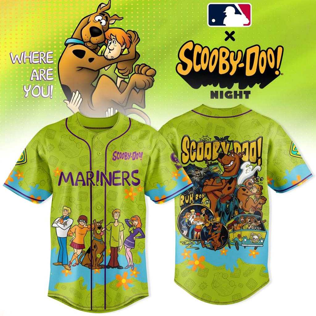 Seattle Mariners Scooby-Doo Mystery Night 2026 Edition Jersey