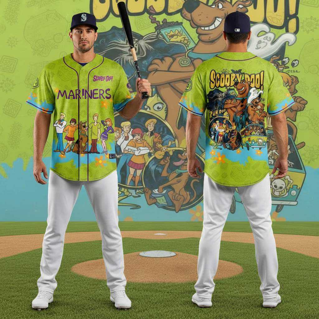 Seattle Mariners Scooby-Doo Mystery Night 2026 Edition Jersey Seattle Mariners Scooby-Doo Mystery Night 2026 Edition Jersey