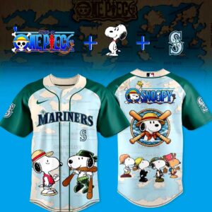 Seattle Mariners Snoopy 2026 Edition Baseball Jersey
