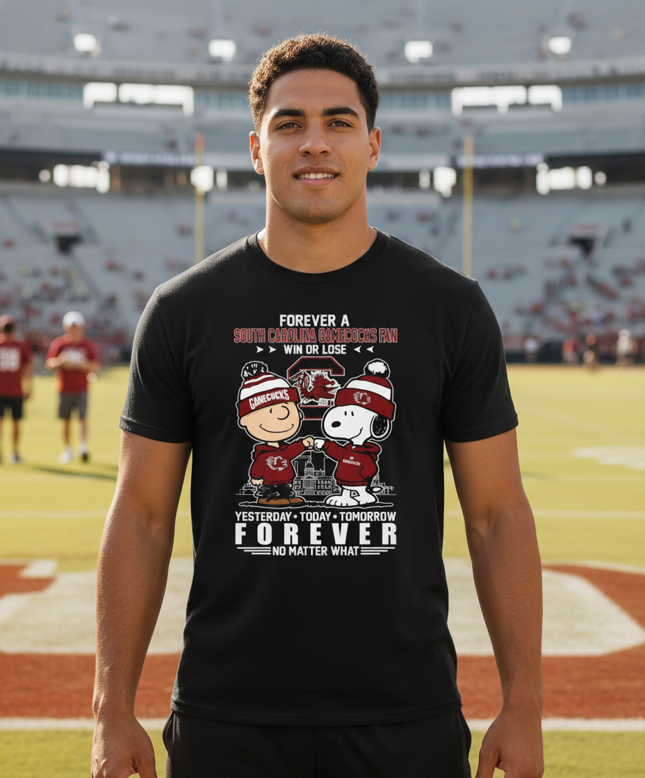 Snoopy Forever a South Carolina Fan Shirt Snoopy Forever a South Carolina Fan Shirt