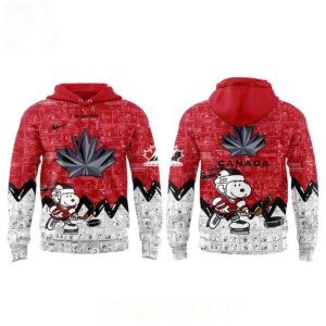 Snoopy Peanuts Canada Hockey Team Night 2026 National Pride Tee Hoodie