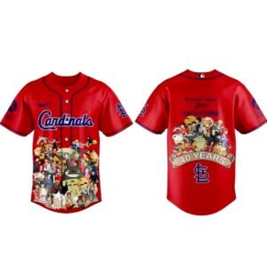 St Louis Cardinals Studio Ghibli 40th Anniversary Jersey 2